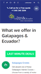 Mobile Screenshot of naturegalapagos.com